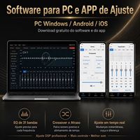 Amplificateur de puissance 4 canaux avec processeur DSP 8 canaux pour voiture, haute puissance, max 4x60W, égaliseur 31 bandes, qualité d'usine, HiFi