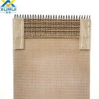Xurui Hoge Temperatuur 260 Glasvezel PTFE Vierkante Mesh Filter Transportband Anti-Corrosie Droogmachine Warmtekrimptunnel