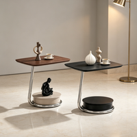Ensemble de tables basses modernes et créatives avec structure métallique, tables d'appoint pour salon, hôtel, vente en gros, mobilier de maison