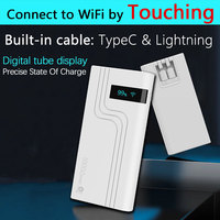 Routeur Wi-Fi portable, batterie externe 10 000 mAh, point d'accès mobile 4G, bandes mondiales, modèle P80M, 222 g, Hongheng Technology, 150 Mbps