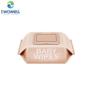 Vücut temizliği için kalın tek kullanımlık % ıslak mendiller özel logo organik bebek su mendilleri - Product Image 2