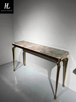 Mesa Decorativa de Estilo Italiano, Diseño Creativo Moderno y Minimalista, Dibujada a Mano, para Recibidor, Entrada o Pasillo