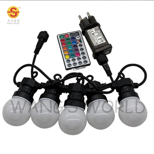 Waterproof LED <strong>Globe</strong> Ball <strong>String</strong> <strong>Light</strong> for Outdoor Home Decor IP44 Rated for Christmas Holiday - Product Image 3