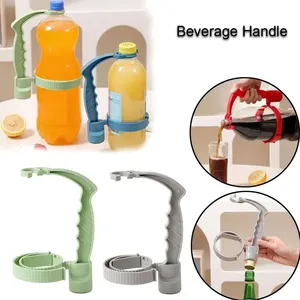 Adjustable <b>Drink</b> Pouring Cup Handle Built-In Bottle Opener Beverage Inverting Handle Holder Oil Pot with Lemon Cover Handle <b>Rack</b> - Product Image 2