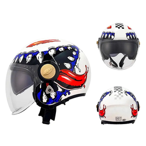 Nhà Máy Giá OEM Unisex Phổ Cưỡi ABS An Toàn Xe Máy Mũ Bảo Hiểm Dot Chứng Nhận Xe Máy Mũ Bảo Hiểm - Product Image 1