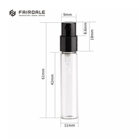 Botol Sampel Vial Tester Mini Kaca Bening Kosong Stok Harga Grosir 2ml 5ml Botol Parfum