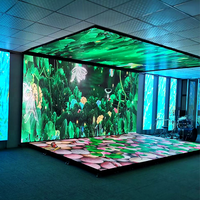 Pantalla de azulejo de suelo Led superior Pantalla interactiva de baile Video Dancefloor Party Ledscreen Displays