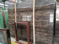 Marbre naturel Golden Coast, pierre de luxe avec des veines marron-vertes superposées, durable, imperméable, pour salle de bain, cuisine, sol extérieur