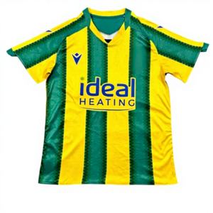 Футбольная форма мужская West Brom — 100% полиэстер, воротник-стойка, короткий рукав, термотрансферная печать, с возможностью нанесения имени игрока и логотипа - Product Image 1