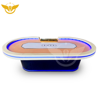 Table de poker LED de haute qualité YH 102 pouces pour 10 joueurs, table de poker professionnelle, casino, Texas Hold'Em