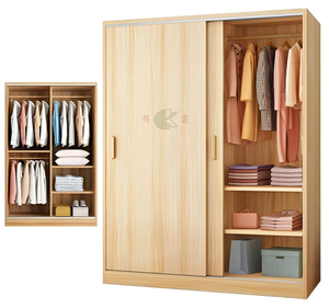 <span class=keywords><strong>Armadio</strong></span> Moderno Multifunzionale in Legno <span class=keywords><strong>con</strong></span> <span class=keywords><strong>Ante</strong></span> <span class=keywords><strong>Scorrevoli</strong></span>, Guardaroba Indipendente <span class=keywords><strong>con</strong></span> Ripiani e Asta Appendiabiti <span class=keywords><strong>per</strong></span> la Camera da Letto - Product Image 1