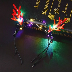 Couronne de fleurs LED pour femmes et filles, guirlandes lumineuses hawaïennes, couronne florale lumineuse pour fête de plage, festivals, mariage - Product Image 4