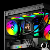 Refroidisseur de processeur liquide AIO ZeroMaster avec écran LCD 360 mm, refroidissement par eau ARGB, dissipateur thermique pour PC Intel LGA1700 AMD AM5 OEM
