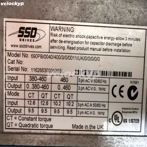 อินเวอร์เตอร์ Eurotherm SSD 690 รุ่น 690PB 0040 4KW - Product Image 3