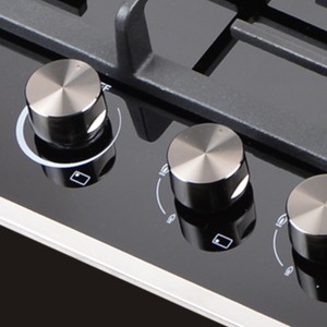 Cuisinière à <span class=keywords><strong>gaz</strong></span> à 5 brûleurs avec <span class=keywords><strong>plaque</strong></span> chauffante, couvercles en verre noir, cuisinière à <span class=keywords><strong>gaz</strong></span> <span class=keywords><strong>de</strong></span> cuisine - Product Image 5