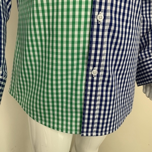 Chemise à carreaux noire en coton à manches longues pour garçons, chemise décontractée pour enfants - Product Image 3
