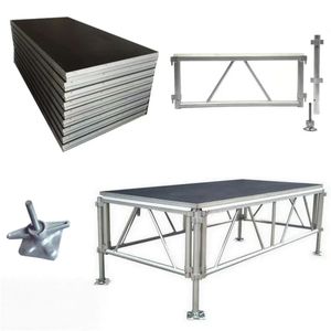 Bán Hot Xách Tay Lắp Ráp Buổi Hòa Nhạc Ngoài Trời Tổ Chức Sự Kiện Giai Đoạn Kính Vuông Nền Tảng Sân Khấu Có Thể Gập Lại Hợp Kim Nhôm Ván Ép Giàn - Product Image 5