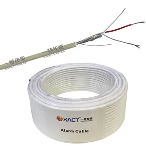 Blindado 12x0.22mm2 Cable de alarma de chaqueta y aislamiento de PVC de conductor CCAM trenzado