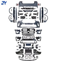Para BMW Kit de carrocería de alta calidad 2024 X6 G06 Lci a X6M F96 Lci Rejilla de parachoques delantero y recortes de escape laterales