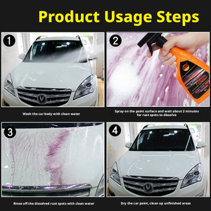 Spray removedor de óxido para coches de 500 ml, limpiador de manchas de óxido para ruedas y superficies pintadas, elimina partículas de hierro y contaminantes de forma segura y rápida - Product Image 3