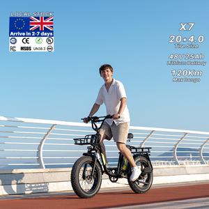 Bicicleta Eléctrica Plegable X7 con Motor Trasero de 48v 250w, 7 Velocidades, Canasta Integrada y Batería de Litio, Nuevo Diseño en Stock en la UE - Product Image 3