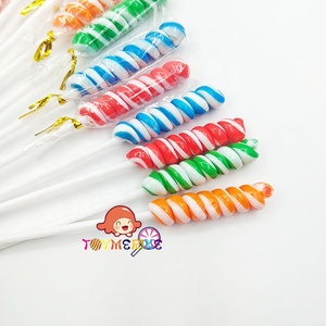 Sucettes spirales sucrées artisanales halal casher aux saveurs de fruits assorties, bonbons durs en sucre en bouteille TOYMERIKE - Product Image 3
