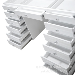 Hiện đại điều Hành Văn phòng máy tính tủ quần áo bảng với dưới ngăn kéo kính gỗ Bảng cho phòng ngủ khách sạn phòng khách lưu trữ tính năng - Product Image 5