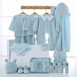 Conjunto de Ropa de Algodón Puro para Bebés Recién Nacidos, Caja de Regalo, Conjunto de Ropa Informal para Bebés Recién Nacidos para las Cuatro Estaciones - Product Image 2