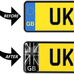 <span class=keywords><strong>Adesivi</strong></span> 3D in Gel Personalizzati per <span class=keywords><strong>Targhe</strong></span> di Veicoli Britannici, Adatti per Numeri di Targa <span class=keywords><strong>Auto</strong></span> UK - Product Image 5