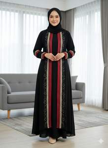 Nouvelle Abaya Arabe 2026 pour Femme – Robe Longue Modeste pour Soirée, Tenue Décontractée et Vêtements d'Intérieur Style Dubaï - Product Image 5