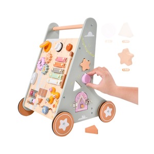 Juguete Multifuncional Antivuelco para Niños, Andador para Bebés, Carrito de Empuje/Arrastre para Niños Pequeños, Niños y Niñas - Product Image 6