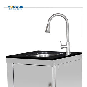 Conjunto de Cocina para Exteriores con Parrilla, Fregadero y Refrigerador, Completamente en Acero Inoxidable 304 para Uso Residencial - Product Image 5