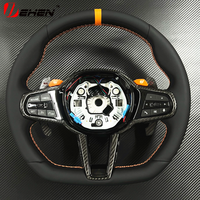 Volant en fibre de carbone pour les séries 1 2 3 4 5 6 7 8 X3 X4 X5 X6 X7 M3 M4 M5 M8 G20 G30 G26 G05 G80 G82 G87 F90 F95 F96