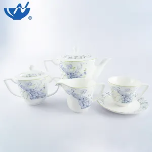 Оптовая продажа, дешевый кофейный керамический чайный сервиз, арабский фарфоровый чайник