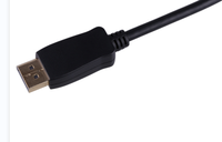Câble coaxial DP vers DP nickelé mâle-mâle de 2 m, 4K 60 Hz, pour projecteur et microphone, fabricant depuis 20 ans