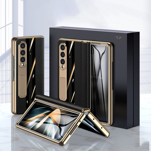 <span class=keywords><strong>เคส</strong></span>โทรศัพท์หนังพับได้แบบแม่เหล็กสำหรับ <span class=keywords><strong>Samsung</strong></span> <span class=keywords><strong>Fold</strong></span> 4 <span class=keywords><strong>เคส</strong></span>โทรศัพท์กันกระแทกแบบเคลือบไฟฟ้าครอบคลุมทุกด้านสำหรับ <span class=keywords><strong>Samsung</strong></span> Fold3 - Product Image 2