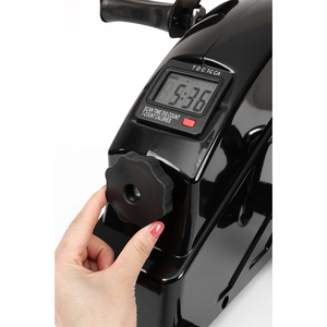 Mini pédale d'intérieur Portable entraîneur de vélo d'exercice ABS métal Mini pas à pas avec ceinture de volant d'inertie en plastique équipement de Fitness - Product Image 3