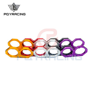 Poyracing Aluminum Fuel Pump <b>Bracket</b> 60mm Dual Mounting Clamp For Retrofit Upgrade - Product Image 1