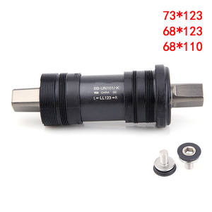 ตัวยึดด้านล่างของจักรยานเสือภูเขาเหล็ก + แกนจักรยานเรซิน UN101/UN100/UN26 123มม. MTB จักรยานเสือหมอบ CNC ไม่มีเกลียวตลับลูกปืนข้อเหวี่ยง - Product Image 2