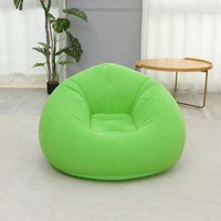 Grand canapé gonflable paresseux Chaises PVC Chaise longue Siège pouf Canapés Pouf Puff Couch Tatami Salon Fourniture avec pompe à pied