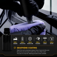 Revêtement en graphène à dureté 20H, 30 ml, super hydrophobe, protection de la peinture automobile, pour les ateliers de beauté automobile, entretien automobile SRB-008