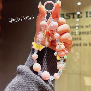 Sangle <span class=keywords><strong>de</strong></span> <span class=keywords><strong>téléphone</strong></span> en PVC mignon style anime, cordon <span class=keywords><strong>de</strong></span> <span class=keywords><strong>téléphone</strong></span> <span class=keywords><strong>portable</strong></span> perlé, coloré, universel, anti-perte, porte-clés et collier - Product Image 5