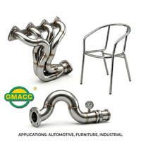 Máquina de Doblado de Tubos CNC, Dobladora Hidráulica de Tubos con Control Servo de 3 Ejes para Fabricantes de Tubos de Acero Inoxidable y Carbono