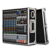 Amplificateur de puissance portable 8 canaux EPM08 |   600W+600W, Effets DSP, USB/Bluetooth, Flight Case