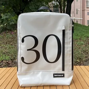 Waterproof Tarpaulin PVC Backpacks Freitag Bag Street Style Travel Tarp Backpack With Durable Truck Tarpaulin Construction