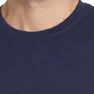 T-shirt bleu marine à trois mélanges - Product Image 1