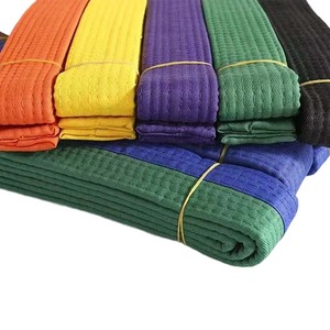 Profesyonel Özel Renkli Yumuşak Dövüş Sanatları Tekvando Kemeri, Ustalar İçin Antrenman Kemeri - 4cm Genişliğinde Siyah Kuşak - Product Image 3