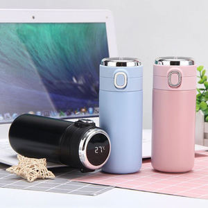 Botella de Agua de Acero Inoxidable 304 con Aislamiento al Vacío de Doble Pared, Pantalla LED de Temperatura, Vaso Térmico Inteligente con Tapa Abatible - Product Image 2