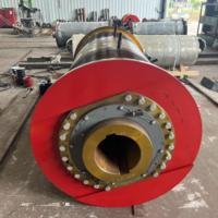 Ensemble complet de tambour de câble robuste pour système de pont roulant, en acier allié Q345B, avec gorge Lebus pour treuil