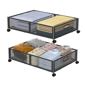 Wheeled Moving Dustproof <b>Storage</b> Box Under the <b>Bed</b> <b>Storage</b> Rack Under the <b>Bed</b> <b>Storage</b> Rack - Product Image 1